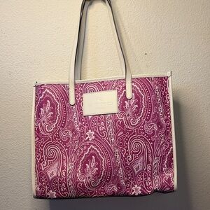 Etro Four-Color Paisley Tote